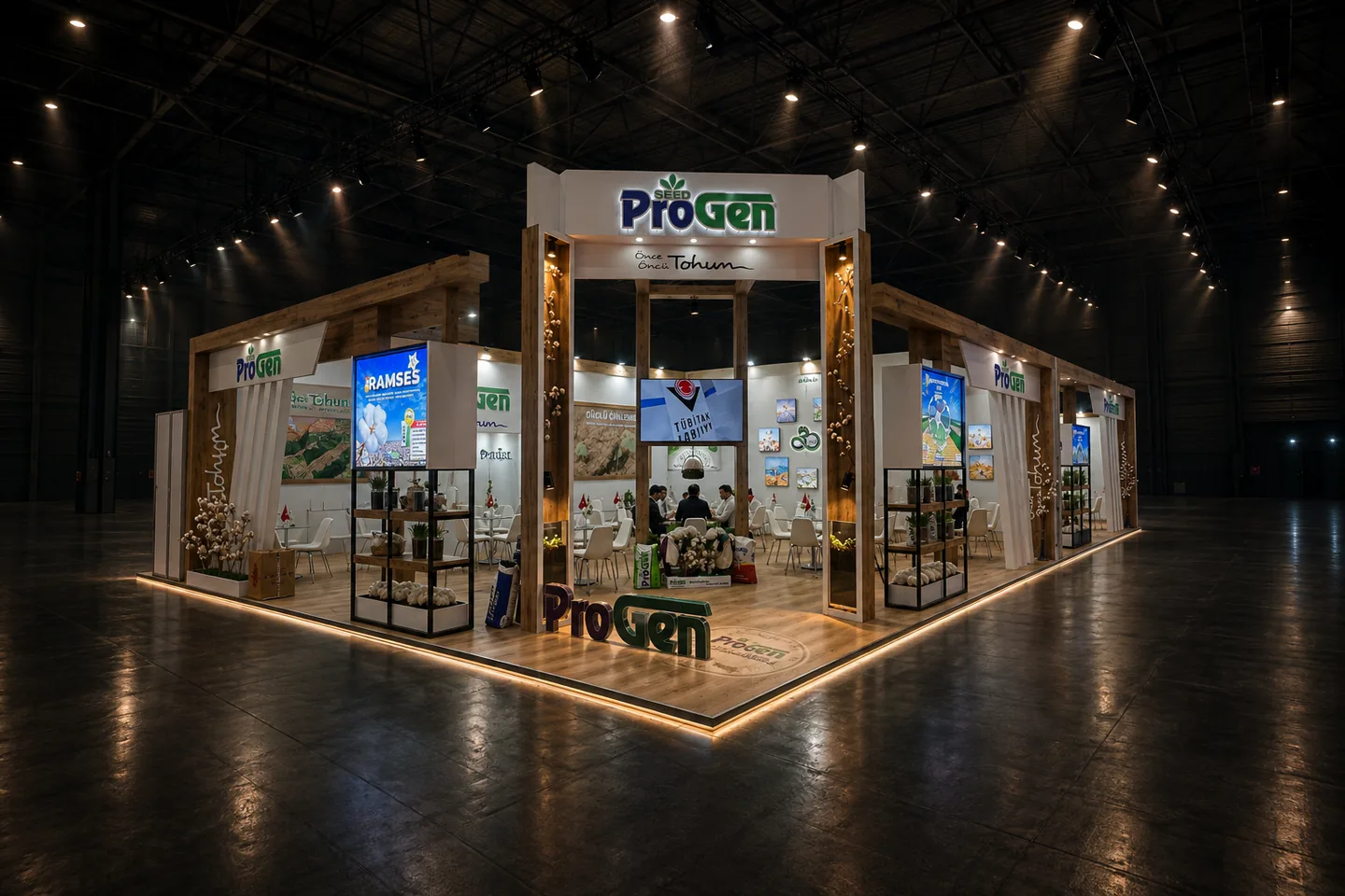 Progen Tohum Agro Expo 2025 fuar standının genel görünümü